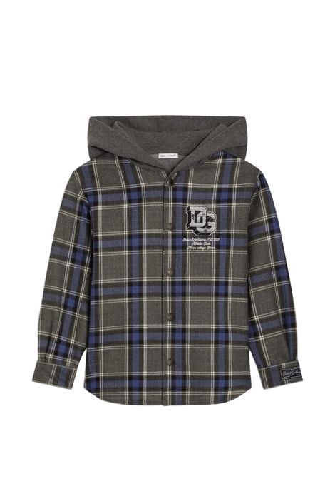 Camicia a quadri DOLCE & GABBANA KIDS | L44S98 FQ2N0S8106